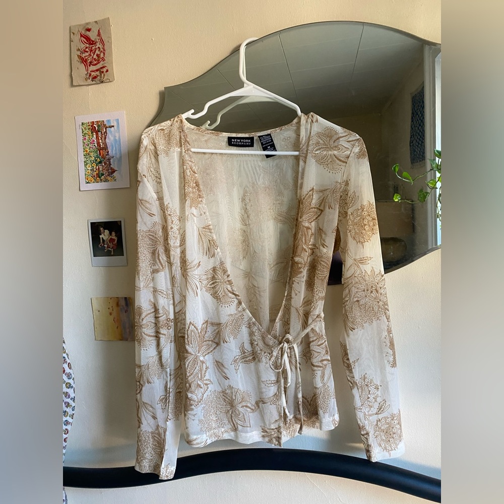 Y2K wrap top